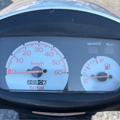 1103.動画あり　スズキ　レッツ2 原付　バイク　50cc 2スト　車体　埼玉の画像