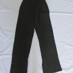 ( M-846 )GU ジーユー ウォッシャブルニットリブパンツ WOMEN レディース Sサイズ Dark Green ダークグリーン 272-470173 中古 未使用の画像