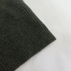 ( M-846 )GU ジーユー ウォッシャブルニットリブパンツ WOMEN レディース Sサイズ Dark Green ダークグリーン 272-470173 中古 未使用の画像