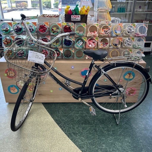 リユースのサカイ東金店 自転車 26インチ 黒 ※サビあり TJ14522