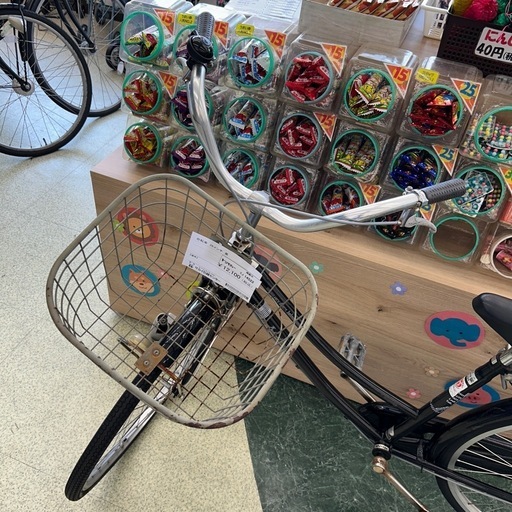 リユースのサカイ東金店 自転車 26インチ 黒 ※サビあり TJ14522