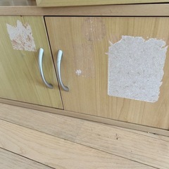 木製 本棚 食器棚 の画像