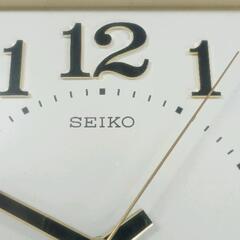 0908-090 SEIKO 掛け時計 日本製 モダン 電池式の画像