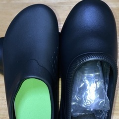 コックシューズ黒レディースの画像