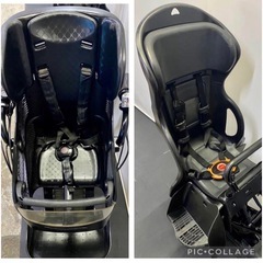 1年保証 送料無料　ブリヂストン　20インチ　子供乗せ　黒色　電動アシスト自転車　g915の画像
