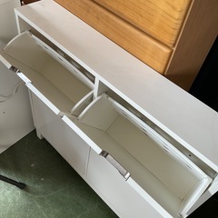 IKEA シューズボックス　玄関収納　小さめ　中古の画像