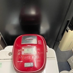 配送可能　保証付き 東芝　RC-10VRN炊飯器 シャインレッド [5.5合 /IH]の画像