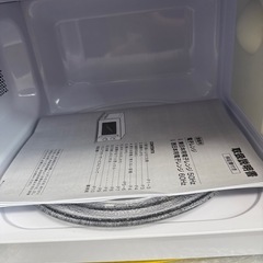 2025年　ニトリ　電子レンジ　ピカピカ　黒の画像