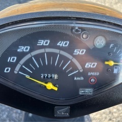 1111.　動画あり　HONDA ディオ AF68 原付　4スト　バイク　50cc 車体の画像