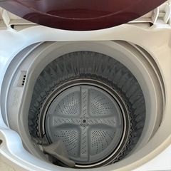 SHARP ES-GE60K-T 2010年製　6kg 穴なし洗濯槽の画像