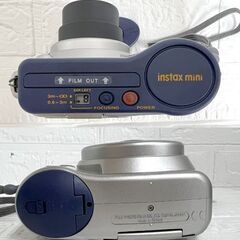 FUJIFILM 富士フイルム instax mini 10 インスタントカメラ チェキ ソフトケース 取説 10枚撮り4パック付き(期限切れ) 通電OK ☆ 札幌市 白石店 の画像