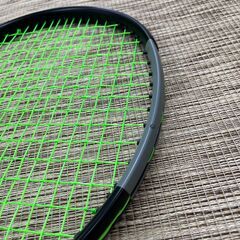 【リサイクルショップ ピカソ 小松原】🎾🔥WILSON BURN 100S✨グロメットブラックカスタムG2🎾✨★0344★の画像