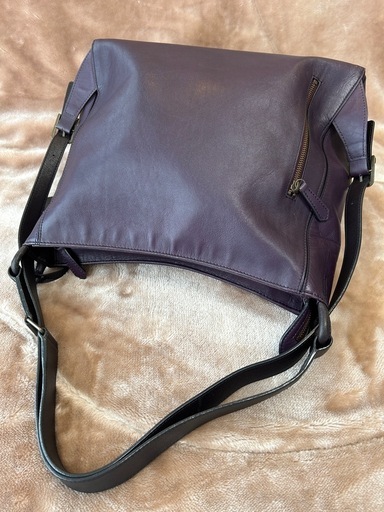 マザーハウスヨゾラ2WAYリュックサック牛革ショルダーバッグレディースメンズ紫色本革レザーパープル女性用男性用紳士婦人デイパック