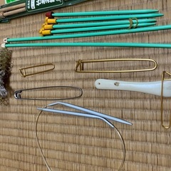 編み針　たくさんの画像