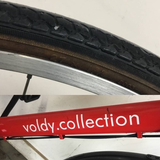 A-115△ v 岐阜発/ Voldy. Collection/ 自転車/ 27インチ/ ママチャリ/ 6段変速/ 走行確認/ サドル破れあり/ 現状品/ R7.9/5 △