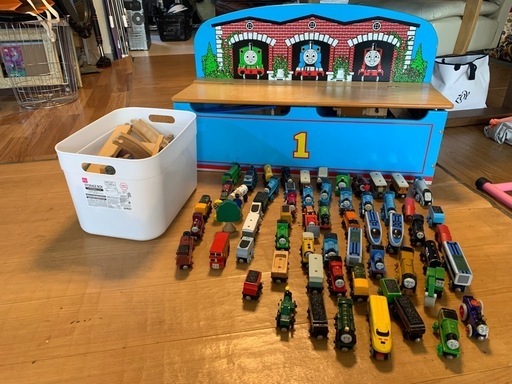 トーマス 木製 収納ケース 椅子 ベンチセット