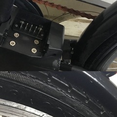 A-116△ v 岐阜発/ SUISUI/ 折りたたみ電動アシスト自転車/ 20インチ/ 6段変速/ ジャンク/ バッテリーなし/ アシスト未確認/ 現状品/ R7.9/5 △の画像