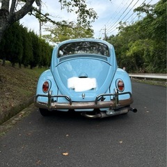 75年式の空冷ビートル　TYPE1 67仕様　ブルー　車検済みの画像