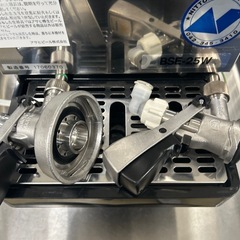 6442【程度良好】2017年製 ニットク 2口 ビール サーバー BSE-25W ヘッド 減圧弁 ビア ディスペンサーの画像