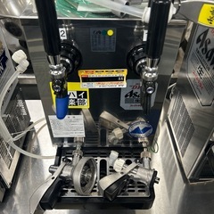 6442【程度良好】2017年製 ニットク 2口 ビール サーバー BSE-25W ヘッド 減圧弁 ビア ディスペンサーの画像