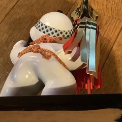 加賀人形　扇山　金太郎のような男の子の置物　人形　レトロ　扇山作　日本人形の画像