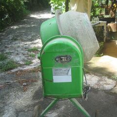 コンクリートミキサー稼働点検済み（一度に１００L練れます。）の画像