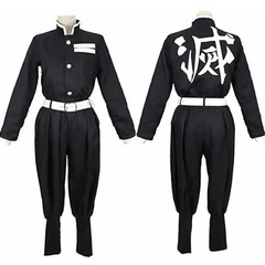 新品 鬼滅の刃　竈門炭治郎 コスプレ衣装セット こども　キッズの画像
