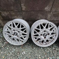 希少✨最終価格⁉️BBS 491 14×6.0J +45 4H100 4枚セット✨軽サイズの画像