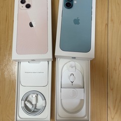 iPhone外箱＋充電ケーブルの画像