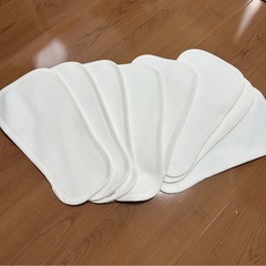 布おむつ9セット　おむつパット8枚の画像