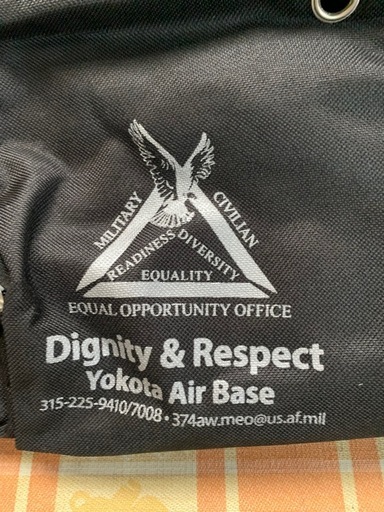 U.S.AIRFORCE YOKOTA AIR BASE T ミリタリーボストンバック
