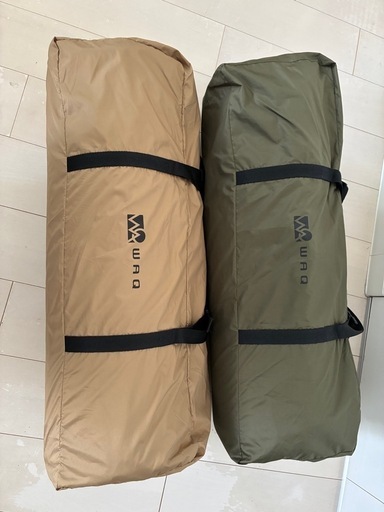 WAQ RELAXING CAMPMAT シングルサイズ　インフレーターマット　2個セット