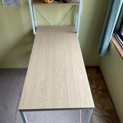 棚付きデスクの画像