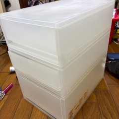 無印良品　収納ボックス3個の画像