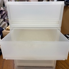 無印良品　収納ボックス3個の画像
