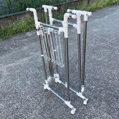 折りたたみ式 大型室内物干しの画像