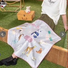 1番くじ ZOO タオルケットの画像