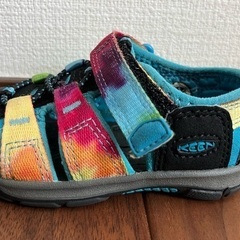 KEEN キーン　ベビーサンダル ウォーターシューズ　レインボー　サイズ13.5cmの画像