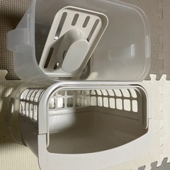 【哺乳瓶付き】哺乳瓶消毒 電子レンジ　アカチャンホンポの画像