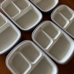 蓋付きランチプレート　お弁当箱の画像