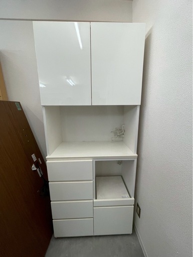 ◆早い方優先!! 食器棚　キッチンボード　ホワイト