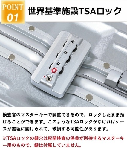 新品キャリーケース機内持ち込み