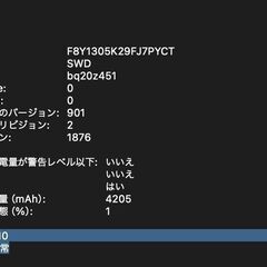 MacBook Pro（13インチ,2020,Thundeabolt 3ポート x 4）512GB/32GB〈MWP42J/A〉⑥の画像