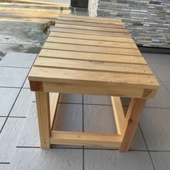(受付中止)木のベンチの画像