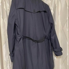 【未使用級　美品】 テイジンメンズショップ トレンチコート 紺色　アウターの画像