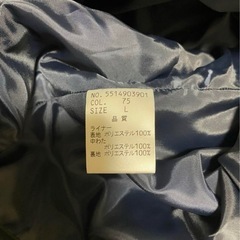 【未使用級　美品】 テイジンメンズショップ トレンチコート 紺色　アウターの画像