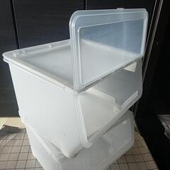 収納ケース 2個の画像