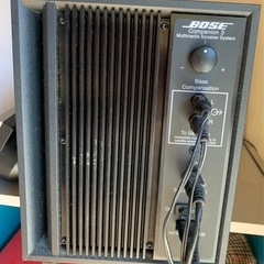 【ジャンク】BOSE companion3 スピーカー ウーファー付きの画像