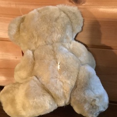 テディベア　チェックリボン　熊　クマ　くま　レトロの画像