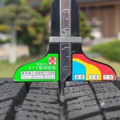 富山県 23年製 165/65R14 アルミホイール スタッドレスタイヤ 4本 14インチの画像